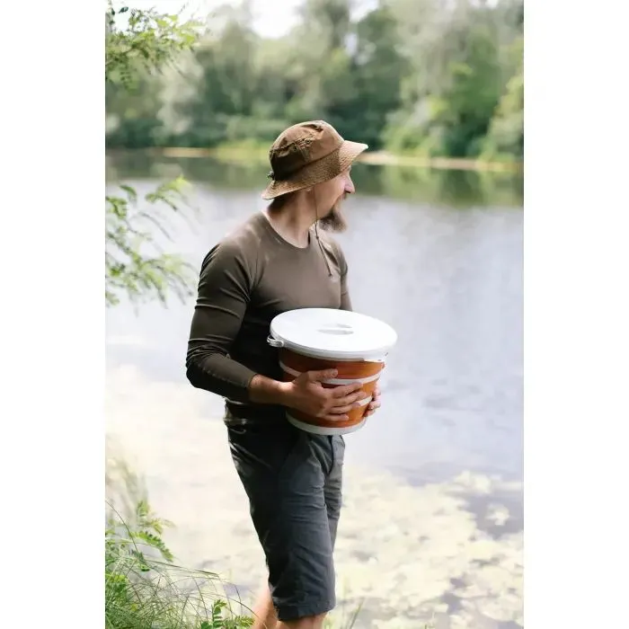 Відро складане Tribe Water Bucket Lid 10 л з кришкою terracota (T-FJ-0050-terracota) зображення 9
