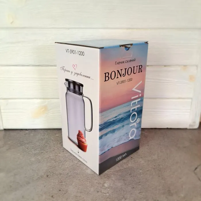 Кувшин Vittora Bonjour 1,2 л (VT-5901-1200) изображение 4