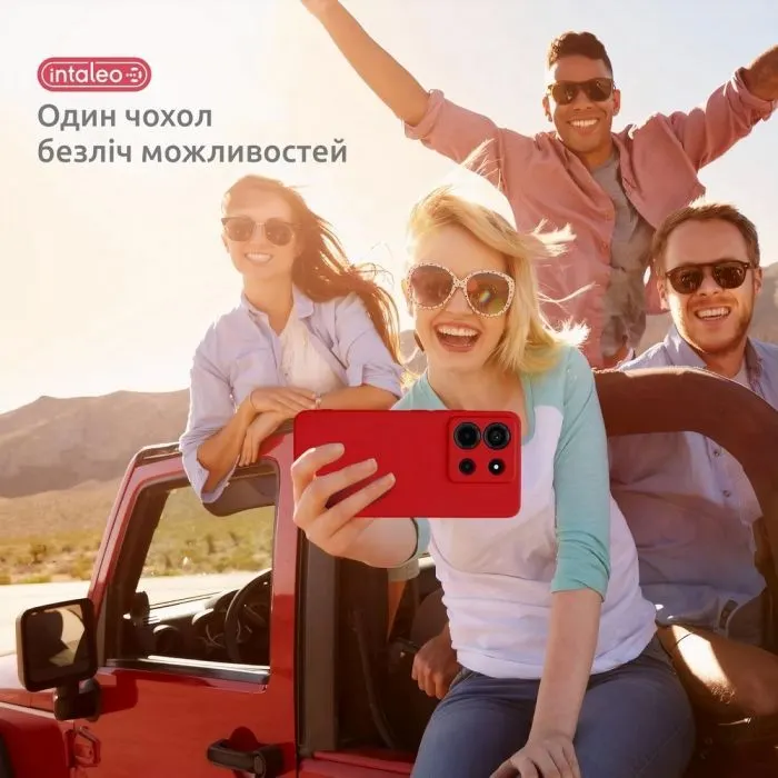 Чохол до мобільного телефона Intaleo SoftShell Moto G15/G15 Power Red (1283126632358) зображення 6