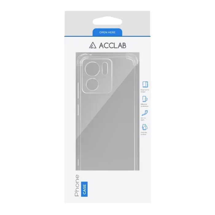 Чохол до мобільного телефона ACCLAB ShockProof Motorola Edge 40 Transparent (1283126588006) зображення 2