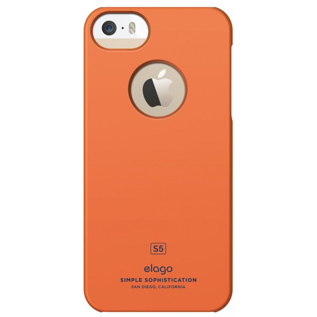 Чохол до мобільного телефона Elago для iPhone 5 /Slim Fit Soft/Orange (ELS5SM-SFOR-RT) зображення 3