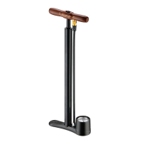 Велосипедный насос Lezyne STEEL TRAVEL FLOOR DRIVE черный (4712805 975754)