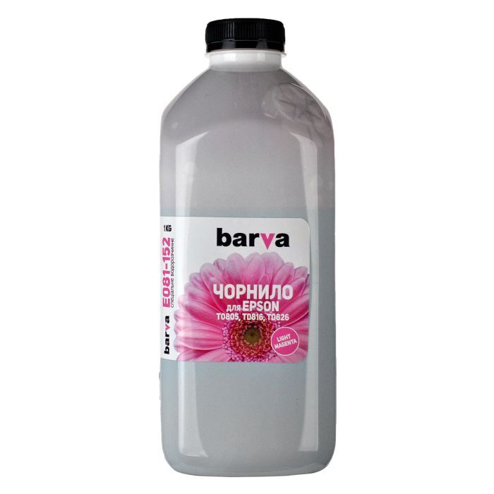 Чернила Barva EPSON T0816 LIGHT MAGENTA 180г (E081-150)