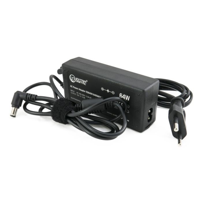 Блок живлення до ноутбуку Extradigital Sony 16V, 4A, 64W (6.0x4.4) (PSS3844) зображення 3