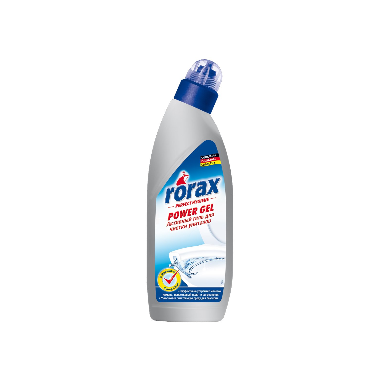Средство для чистки унитаза Rorax для унитазов Активный 750 мл (4009175921987)