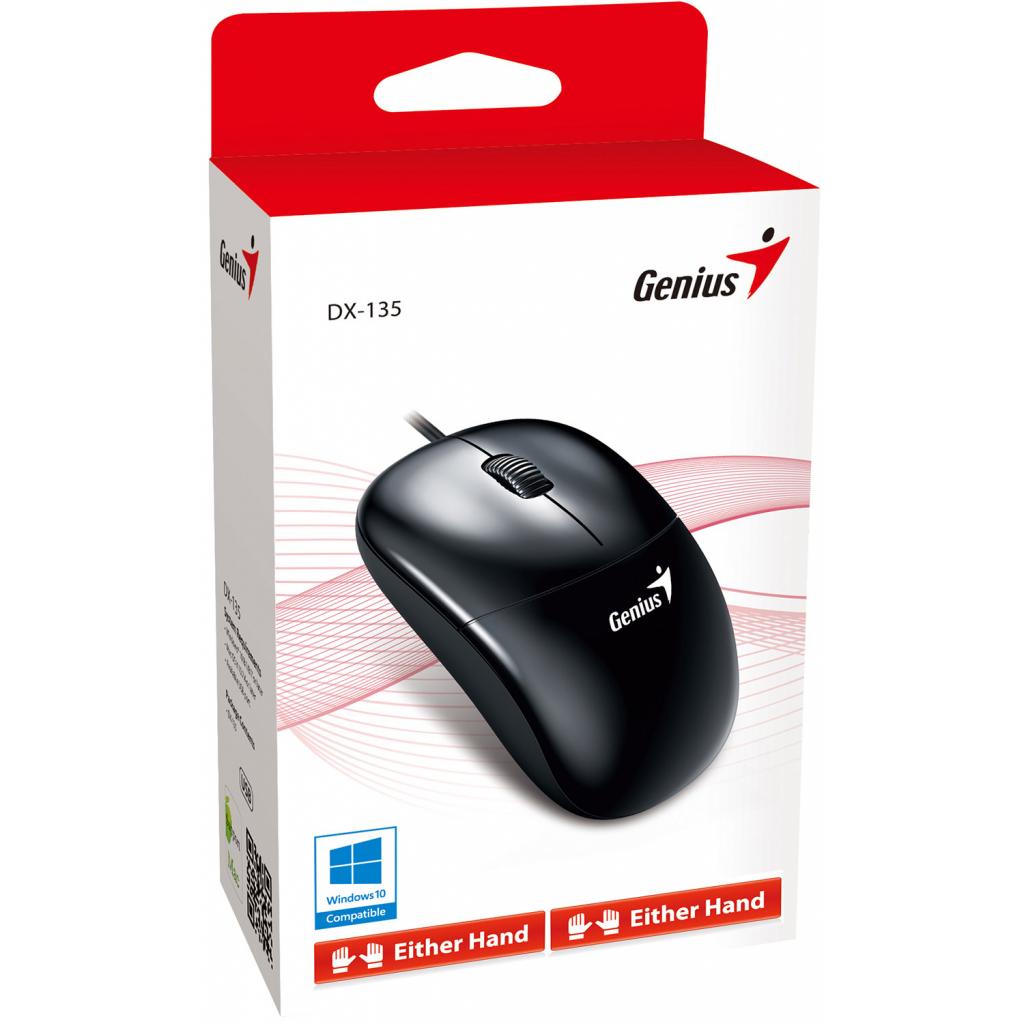 Мишка Genius DX-135 USB, Black (31010236100) зображення 4