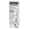 Маркер Centropen Permanent 2536 1 мм red (2536/02) изображение 2