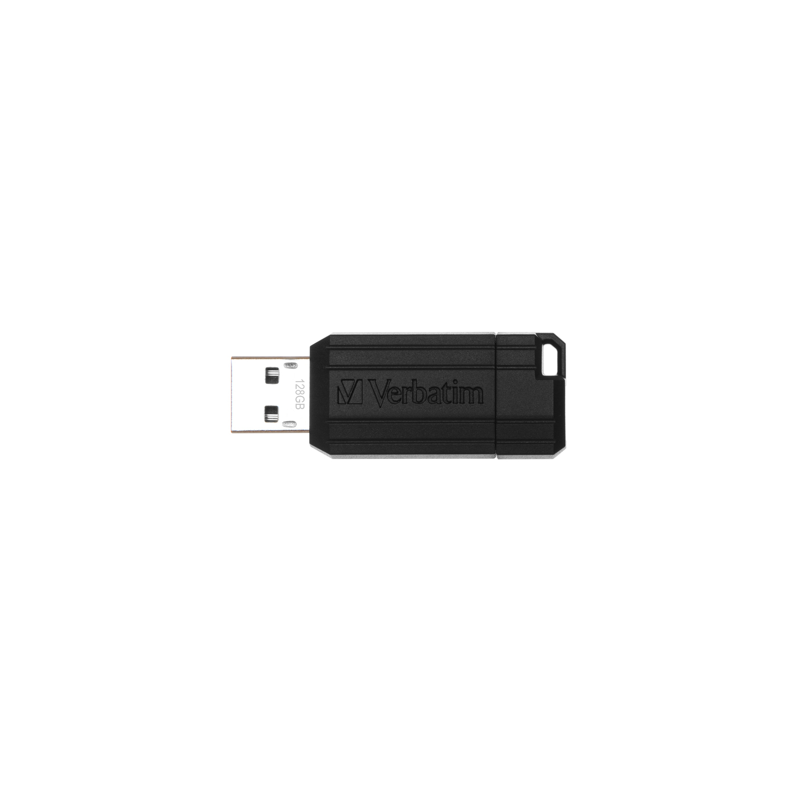 USB флеш накопитель Verbatim 128GB PinStripe Black USB 2.0 (49071) изображение 2