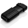 USB флеш накопитель Verbatim 128GB PinStripe Black USB 2.0 (49071) изображение 3