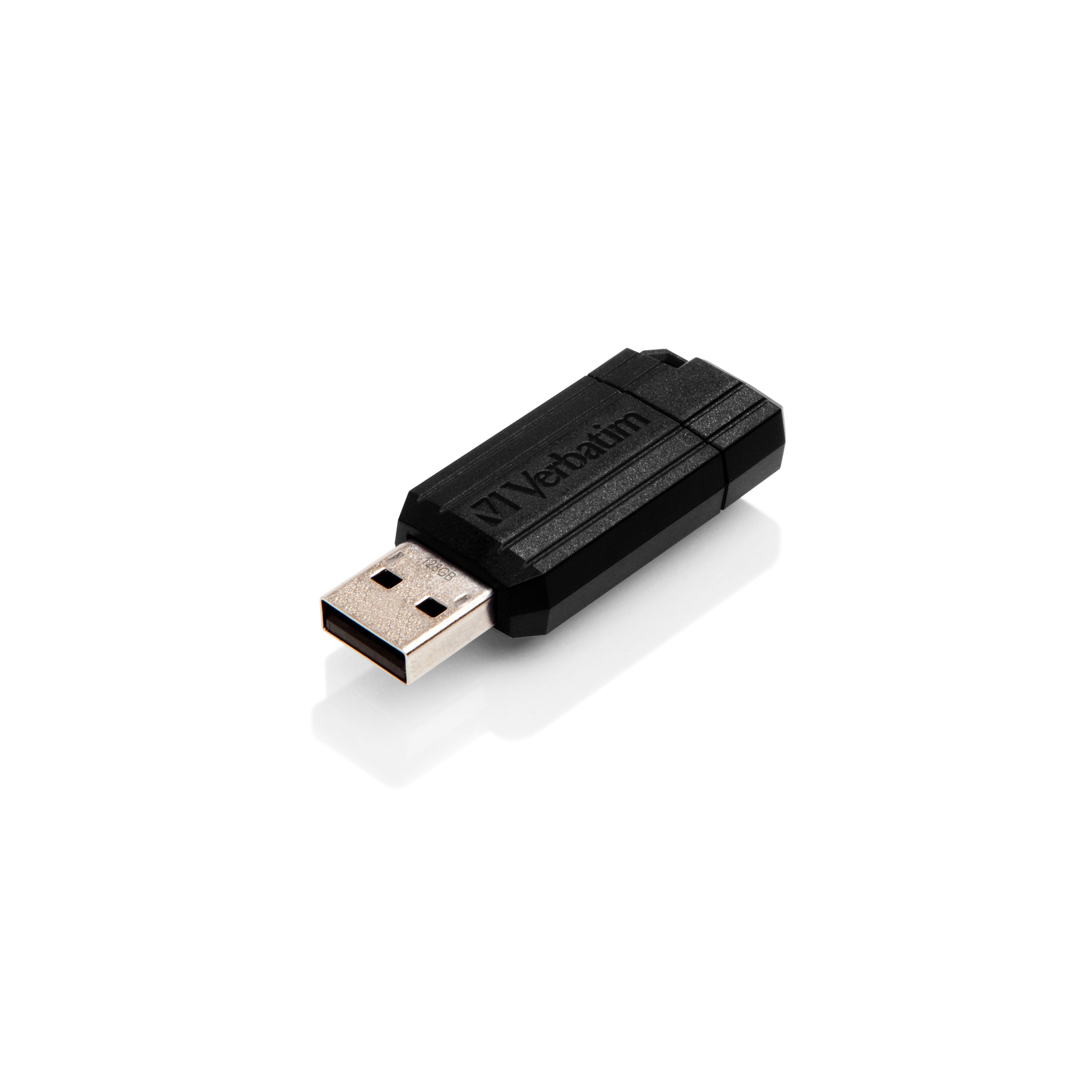 USB флеш накопичувач Verbatim 128GB PinStripe Black USB 2.0 (49071) зображення 4