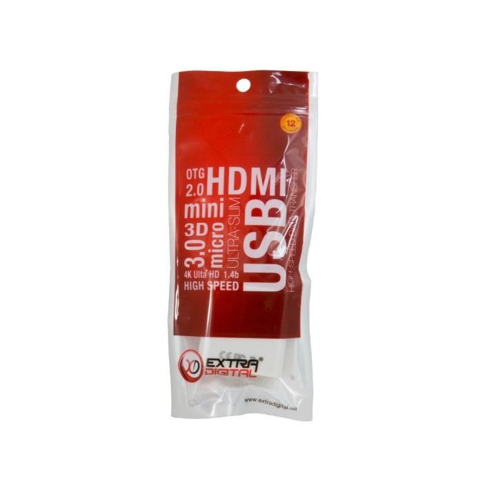 Переходник Mini DisplayPort to DVI 0.15m Extradigital (KBD1677) изображение 4