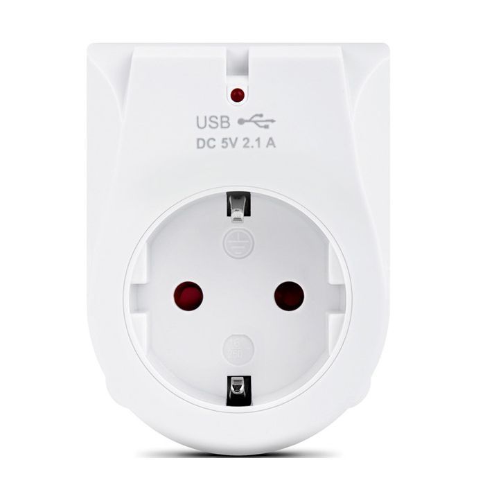 Зарядний пристрій REAL-EL 2*USB 10W (CS-25) зображення 2