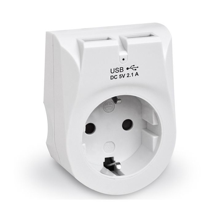 Зарядний пристрій REAL-EL 2*USB 10W (CS-25) зображення 3
