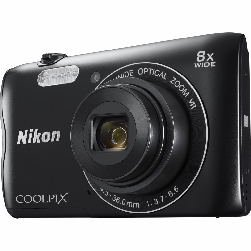 Цифровой фотоаппарат Nikon Coolpix A300 Black+8GB+case (VNA961K003) изображение 5
