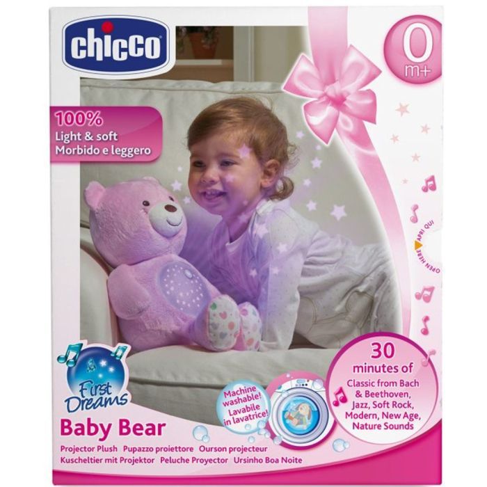 Развивающая игрушка Chicco Медвежонок музыкальный розовый (08015.10) изображение 2