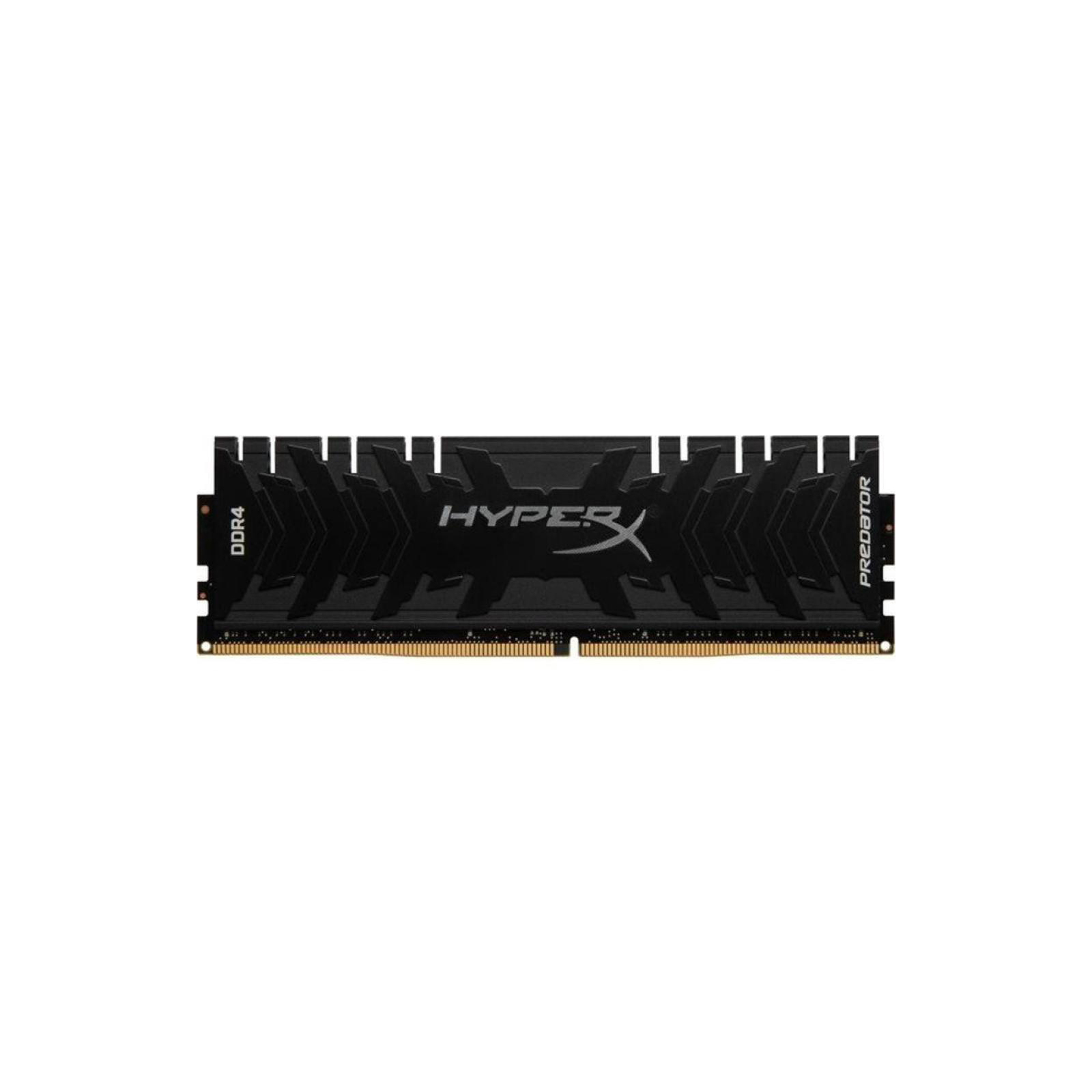 Модуль памяти для компьютера DDR4 16GB 2666 MHz HyperX Predator Black Kingston Fury (ex.HyperX) (HX426C13PB3/16)