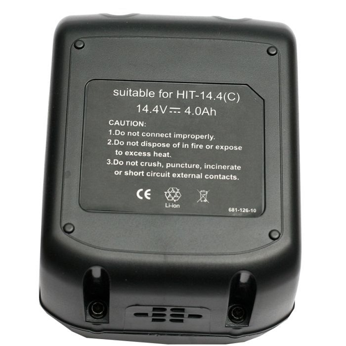 Аккумулятор к электроинструменту PowerPlant для HITACHI GD-HIT-14.4(C) 14.4V 4Ah LiIon (DV00PT0013) изображение 2
