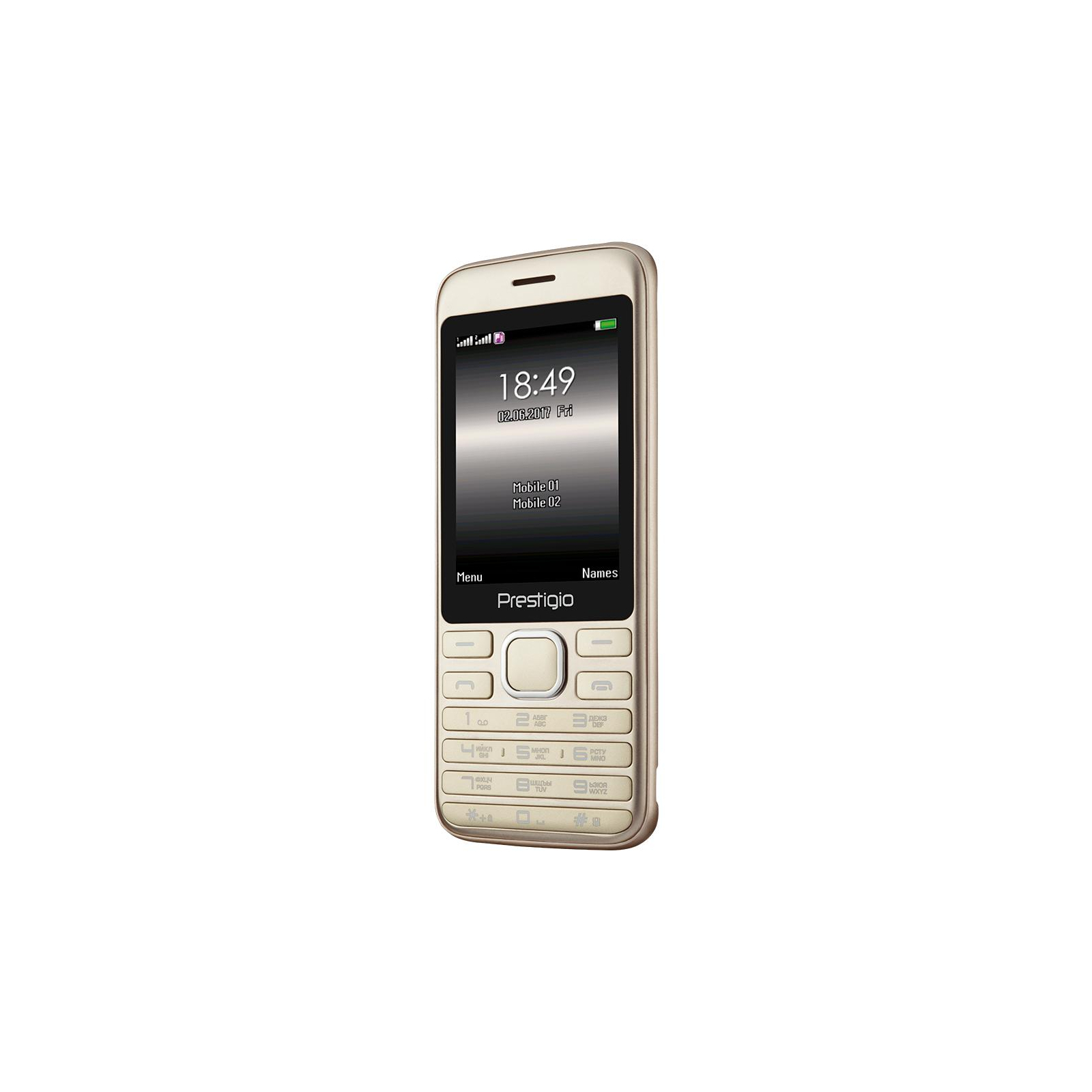 Мобильный телефон Prestigio 1281 Duo Gold (PFP1281DUOGOLD) изображение 4