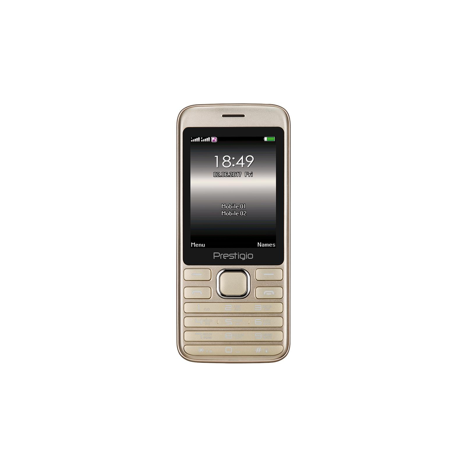 Мобильный телефон Prestigio 1281 Duo Gold (PFP1281DUOGOLD)
