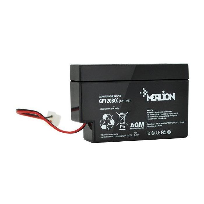 Батарея к ИБП Merlion 12V-0.8Ah (GP1208СС)