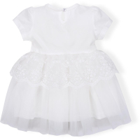 Платье детское Breeze кружевное с оборками (9011-80G-cream) изображение 2