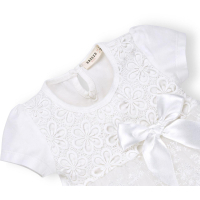 Платье детское Breeze кружевное с оборками (9011-80G-cream) изображение 3