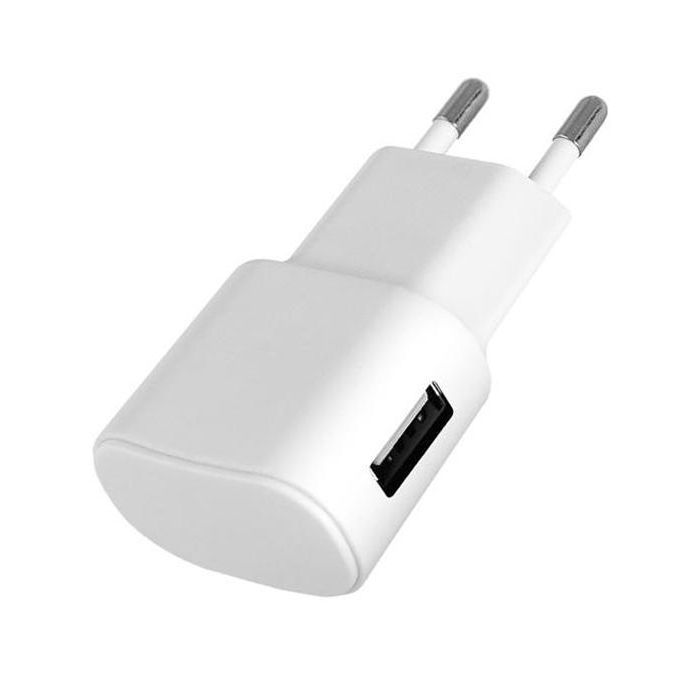 Зарядное устройство Florence USB, 1.0A + cable Lightning white (FW-1U010W-L)