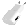 Зарядний пристрій Florence USB, 1.0A + cable Lightning white (FW-1U010W-L)
