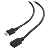 Кабель мультимедийный HDMI male to female 0.5m Cablexpert (CC-HDMI4X-0.5M) изображение 3