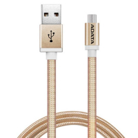 Дата кабель USB 2.0 AM to Micro 5P 1.0m Golden ADATA (AMUCAL-100CMK-CGD)