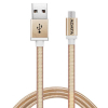 Дата кабель USB 2.0 AM to Micro 5P 1.0m Golden ADATA (AMUCAL-100CMK-CGD)