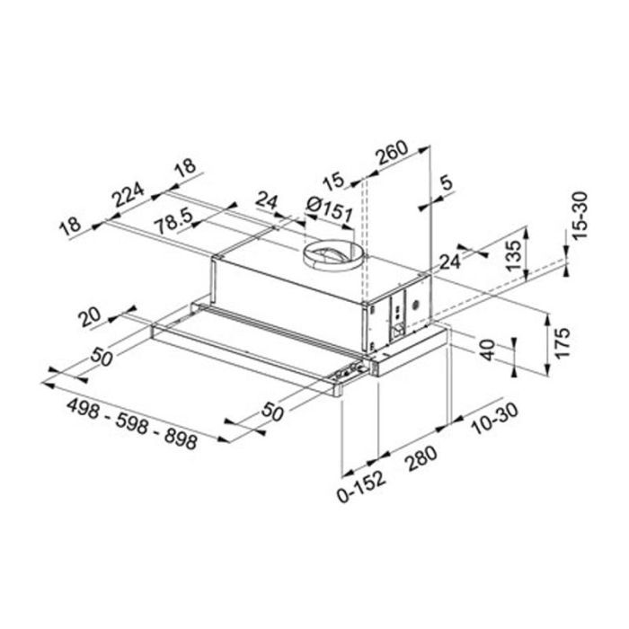 Вытяжка кухонная Franke Flexa FTC 612 WH V2 (110.0200.734) изображение 2