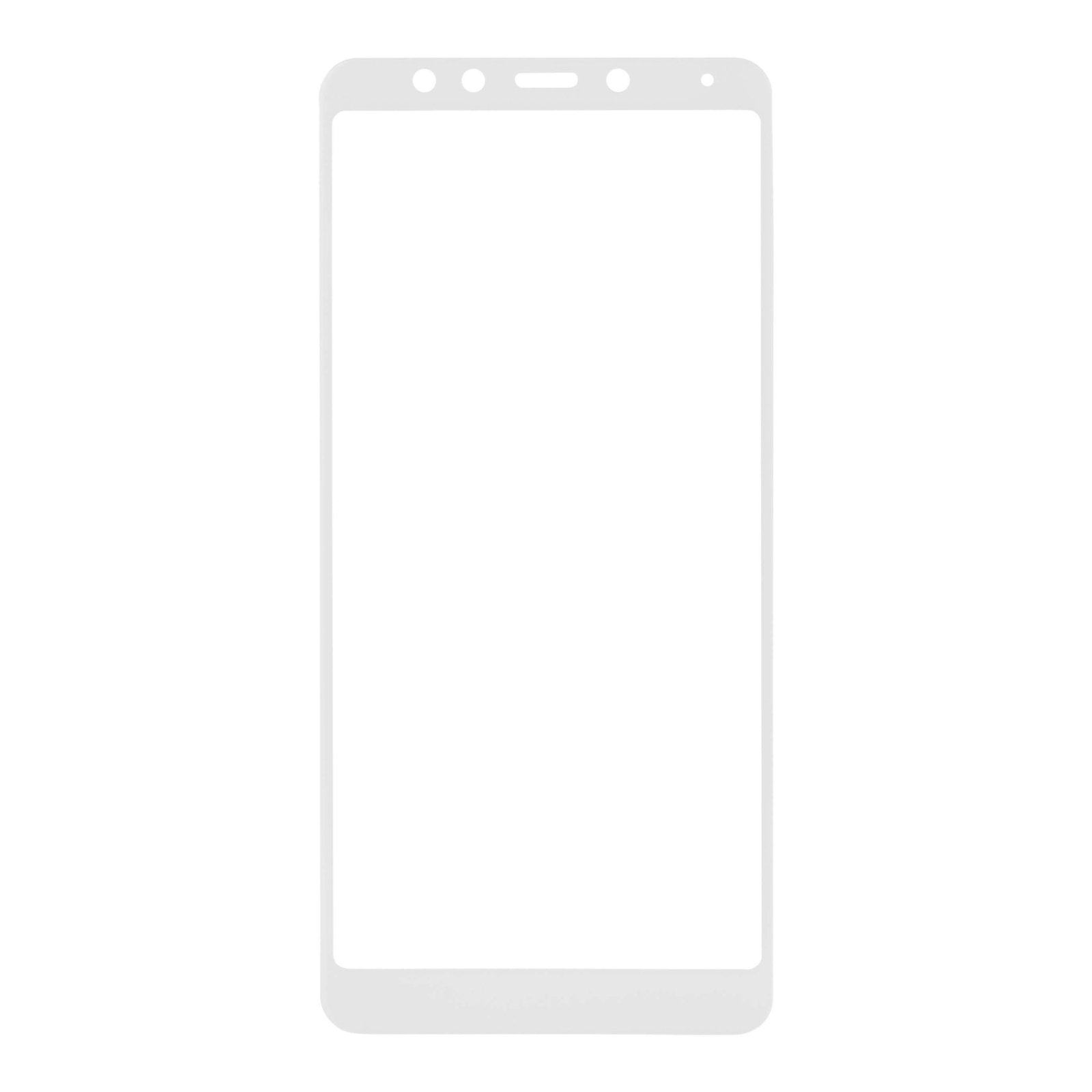 Стекло защитное MakeFuture для Xiaomi Redmi 5 Plus White Full Cover Full Glue (MGFCFG-XR5PW) изображение 3