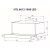 Вытяжка кухонная Minola HTL 6612 BL 1000 LED изображение 9