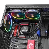 Кулер для процессора ThermalTake Water 3.0 Riing RGB 240 (CL-W107-PL12SW-A) изображение 11