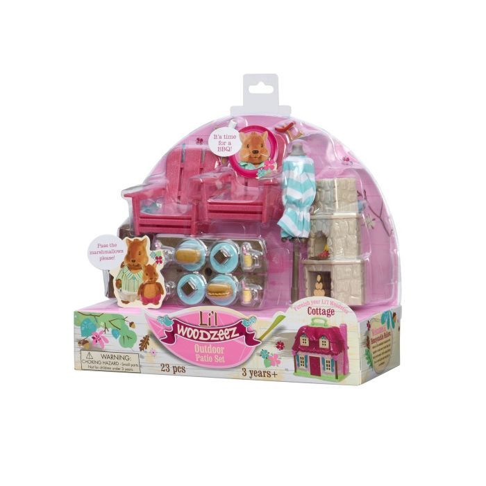 Игровой набор Li'l Woodzeez Терраса и камин (6170Z) изображение 2