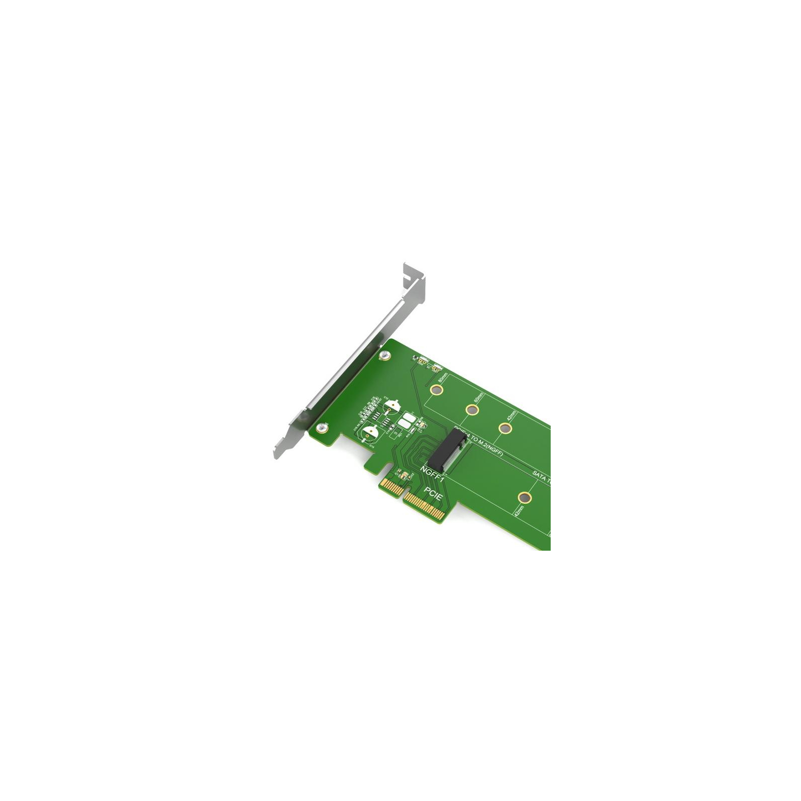 Контроллер Maiwo Multi-Size PCIex4 & SATA to M.2 (M-Key or B-key) KT015 SSD (45774) изображение 5