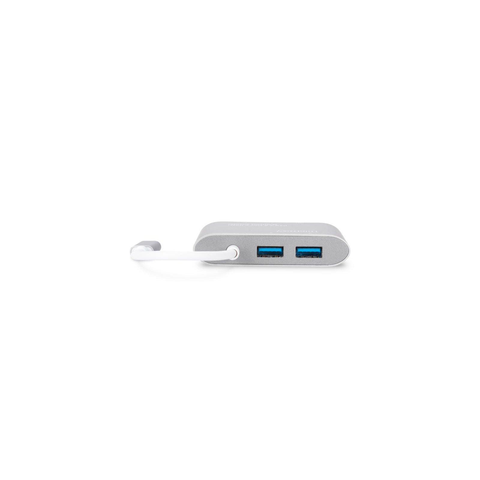 Порт-реплікатор Digitus USB Type-C USB 3.0 to 4K HDMI, 2xUSB 3.0, Gigabit Ethernet (DA-70847) зображення 3