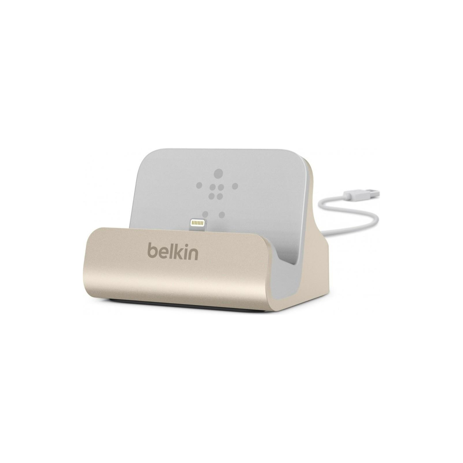 Зарядное устройство Belkin Charge+Sync MIXIT iPhone 6s/SE Dock, Gold (F8J045btGLD)