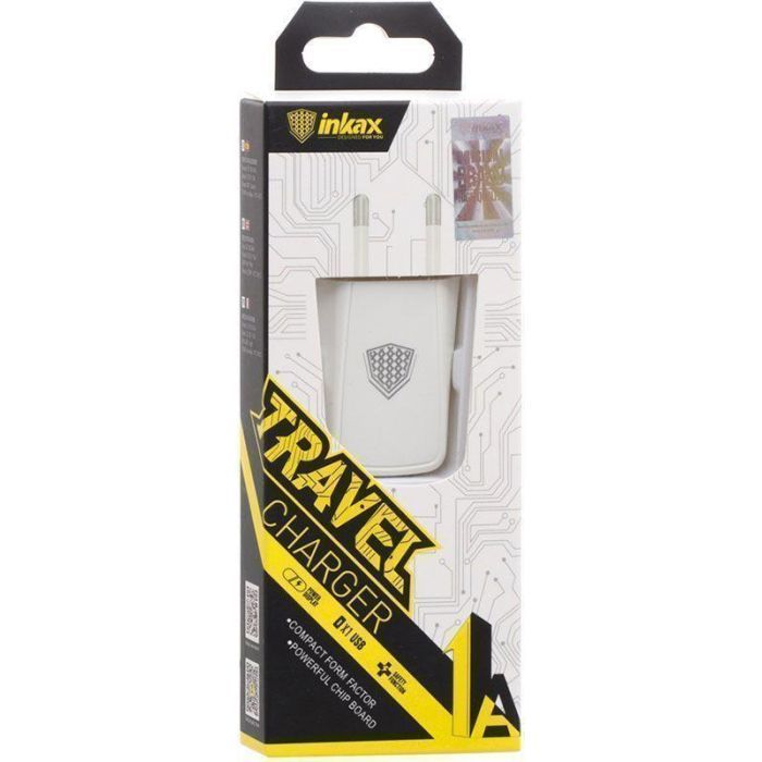 Зарядное устройство Inkax CD-07 1USB 1A White (F_62256) изображение 4