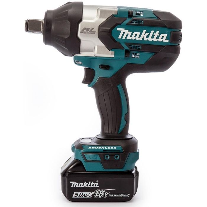 Гайковерт Makita LXT, 5Аг х 2шт, Makpac, 1050Нм, 3/4" (DTW1001RTJ) зображення 6