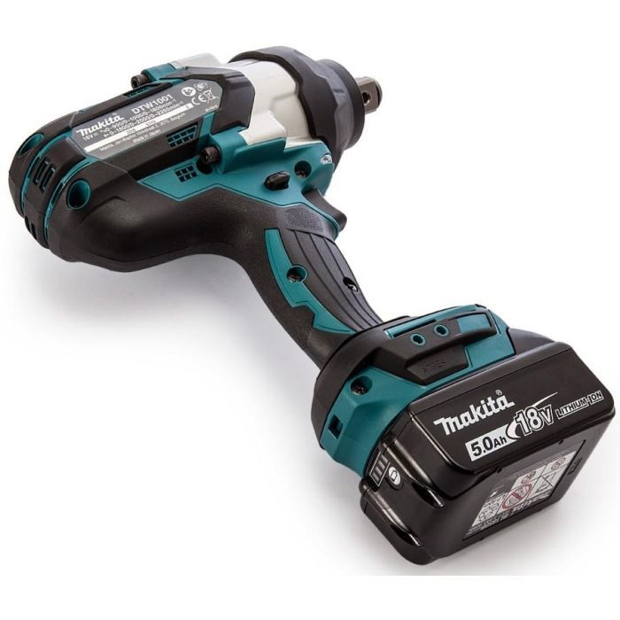 Гайковерт Makita LXT, 5Аг х 2шт, Makpac, 1050Нм, 3/4" (DTW1001RTJ) зображення 7