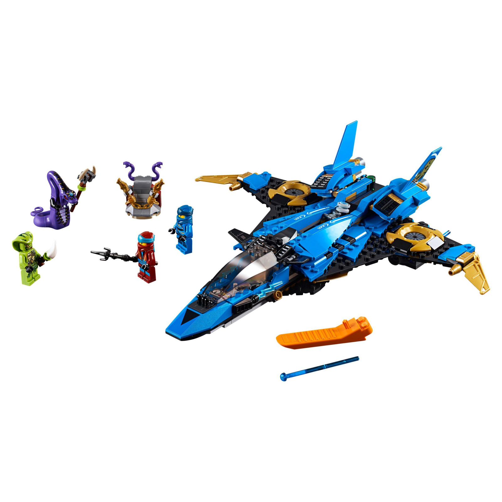 Конструктор LEGO NINJAGO Штормовой истребитель Джея 490 деталей (70668) изображение 2