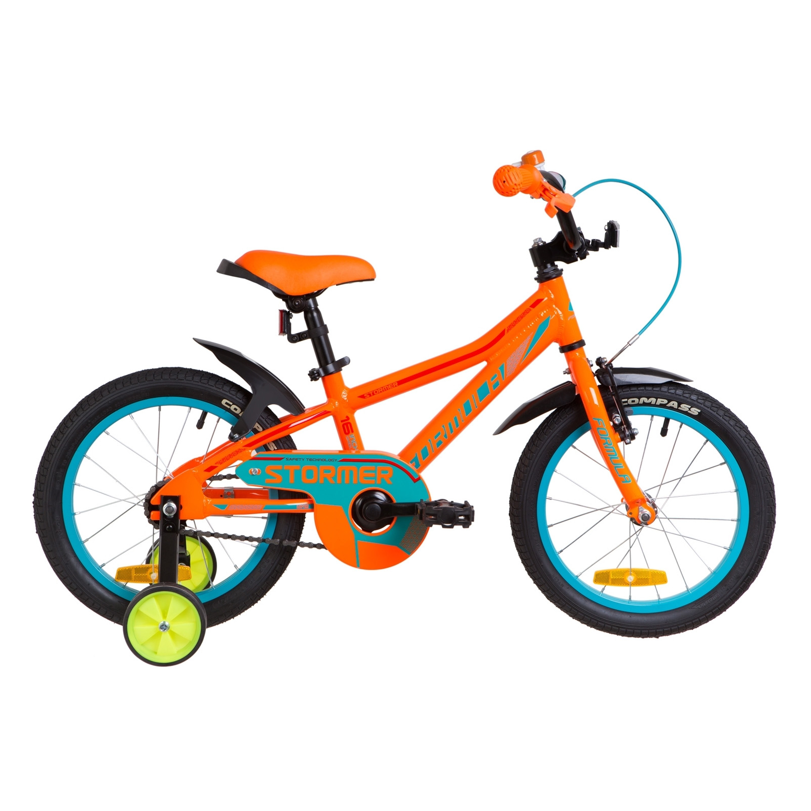 Детский велосипед Formula 16" STORMER рама-8,5" 2019 оранжевый (OPS-FRK-16-084)