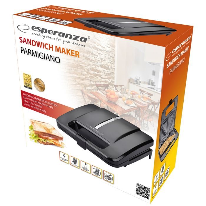 Сэндвичница Esperanza EKT010 изображение 4