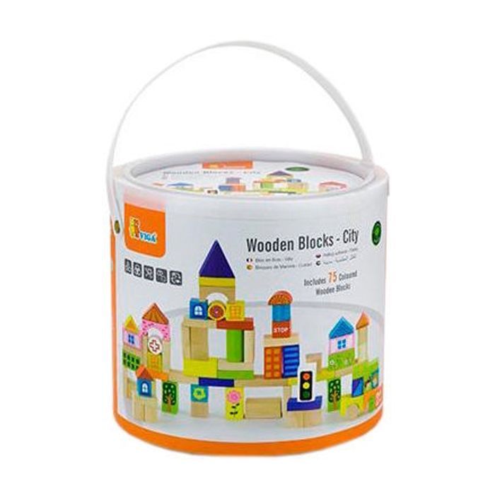 Конструктор Viga Toys Місто 75 шт (50287)