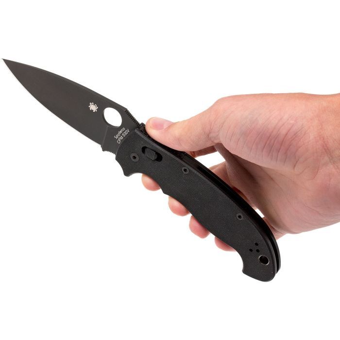 Нож Spyderco Manix 2 XL Black Blade, S30V (C95GPBBK2) изображение 7
