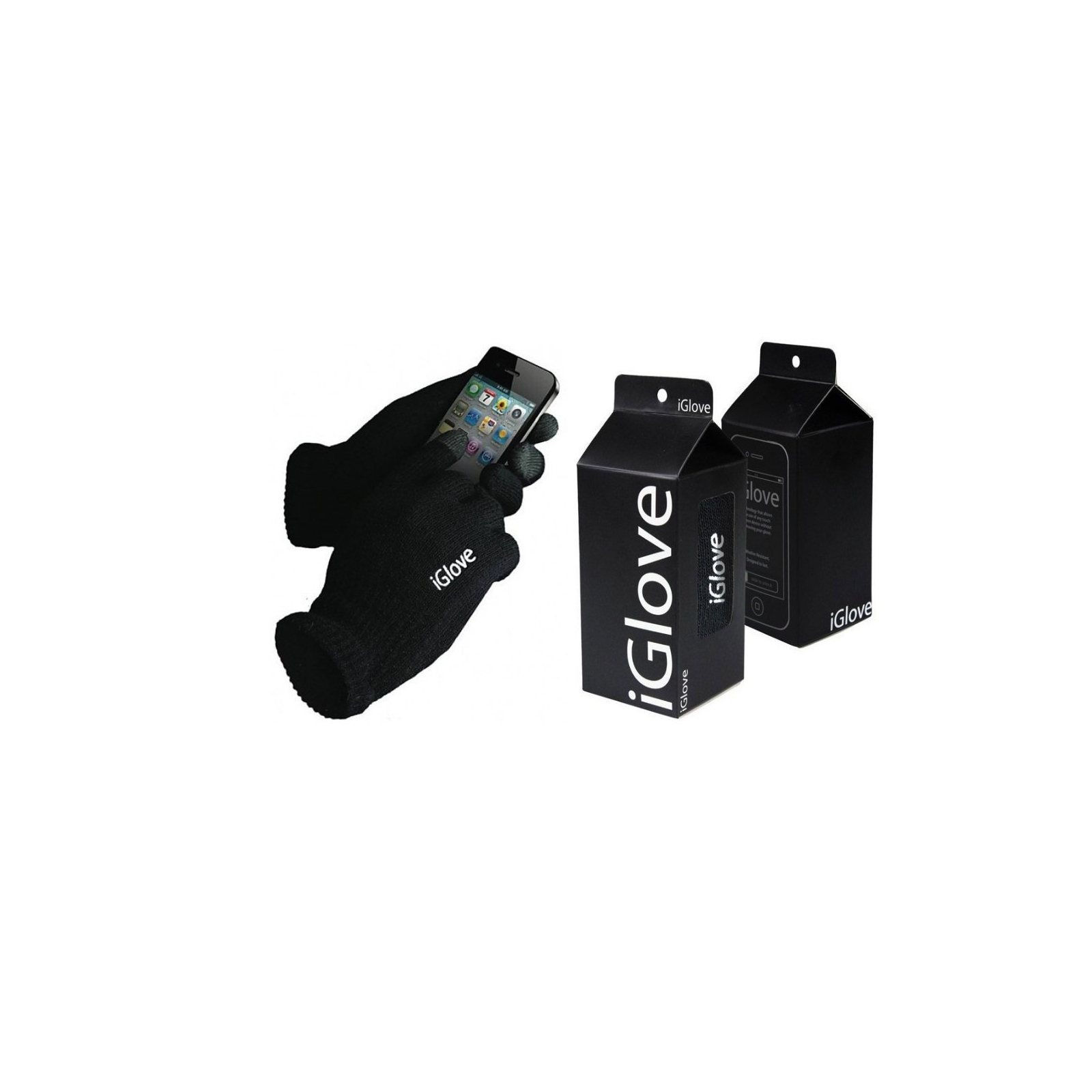 Перчатки для сенсорных экранов iGlove Black (5012345678900) изображение 3