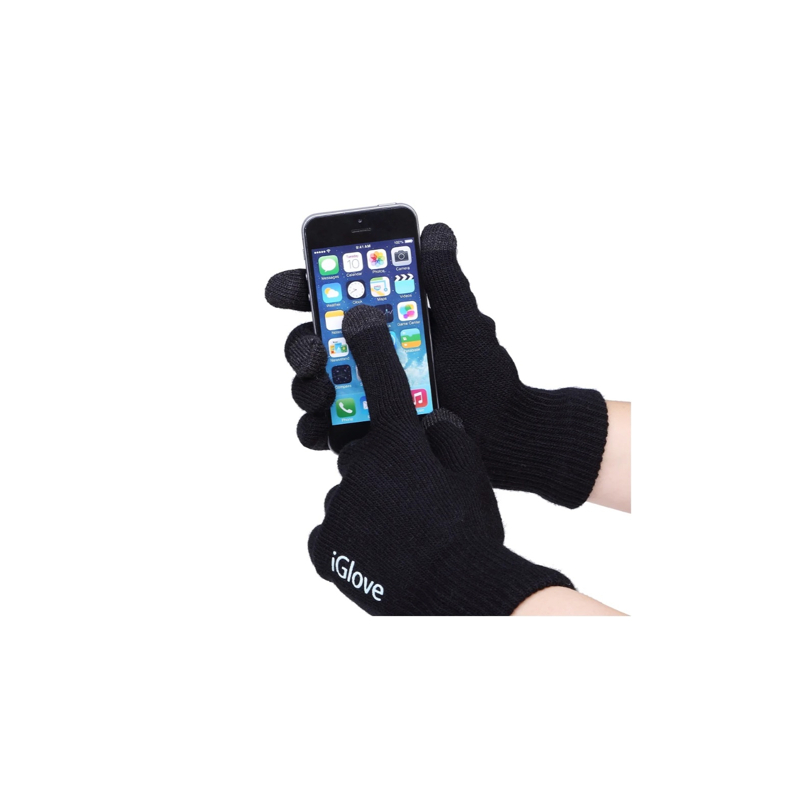 Перчатки для сенсорных экранов iGlove Black (5012345678900) изображение 4