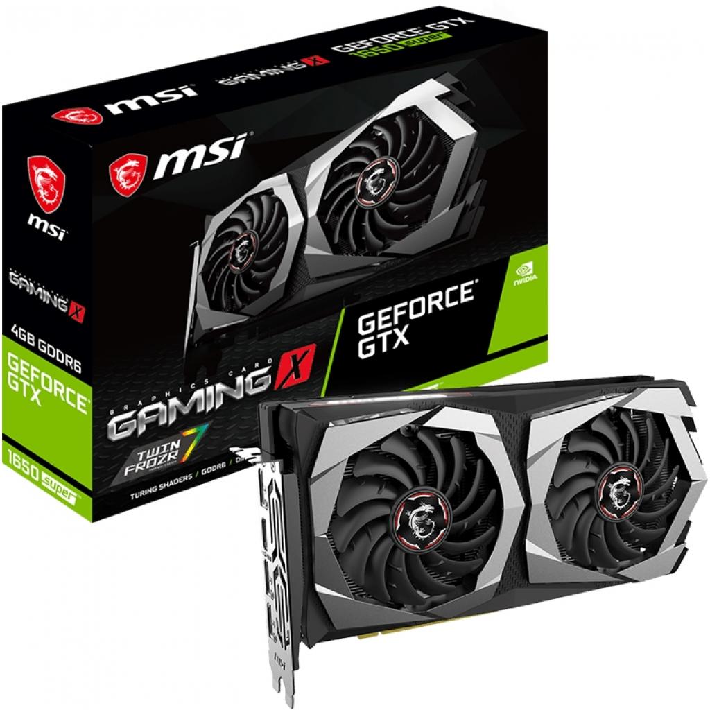 Видеокарта MSI GeForce GTX1650 SUPER 4096Mb GAMING X (GTX 1650 SUPER GAMING X)